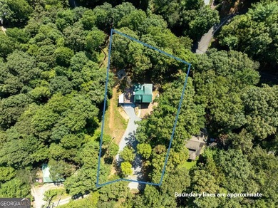 Come home to this impeccably maintained 3 BR/3 BA mountain cabin on White Path Golf Club in Georgia - for sale on GolfHomes.com, golf home, golf lot