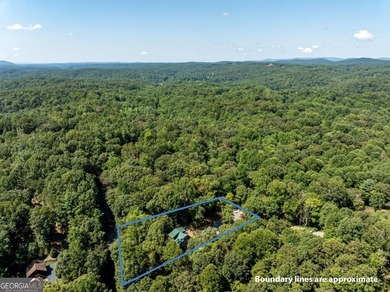 Come home to this impeccably maintained 3 BR/3 BA mountain cabin on White Path Golf Club in Georgia - for sale on GolfHomes.com, golf home, golf lot