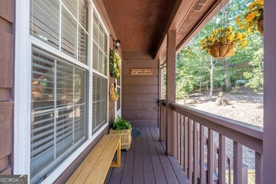 Come home to this impeccably maintained 3 BR/3 BA mountain cabin on White Path Golf Club in Georgia - for sale on GolfHomes.com, golf home, golf lot