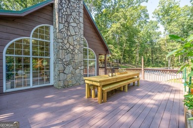Come home to this impeccably maintained 3 BR/3 BA mountain cabin on White Path Golf Club in Georgia - for sale on GolfHomes.com, golf home, golf lot