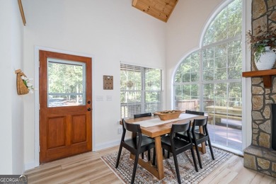 Come home to this impeccably maintained 3 BR/3 BA mountain cabin on White Path Golf Club in Georgia - for sale on GolfHomes.com, golf home, golf lot