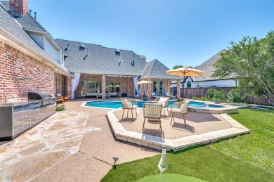 Spectacular, renovated luxury home is nicely tucked away on a on Timarron Country Club in Texas - for sale on GolfHomes.com, golf home, golf lot