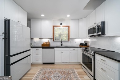 Come home to this impeccably maintained 3 BR/3 BA mountain cabin on White Path Golf Club in Georgia - for sale on GolfHomes.com, golf home, golf lot