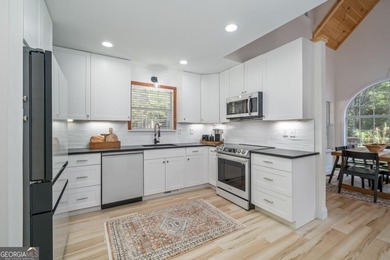 Come home to this impeccably maintained 3 BR/3 BA mountain cabin on White Path Golf Club in Georgia - for sale on GolfHomes.com, golf home, golf lot