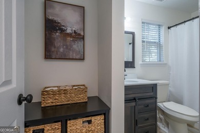 Come home to this impeccably maintained 3 BR/3 BA mountain cabin on White Path Golf Club in Georgia - for sale on GolfHomes.com, golf home, golf lot