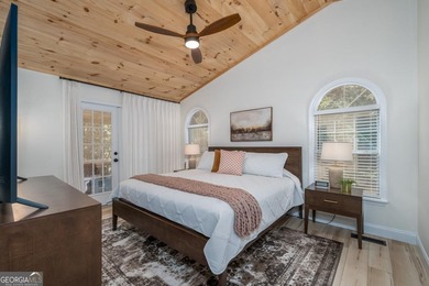 Come home to this impeccably maintained 3 BR/3 BA mountain cabin on White Path Golf Club in Georgia - for sale on GolfHomes.com, golf home, golf lot