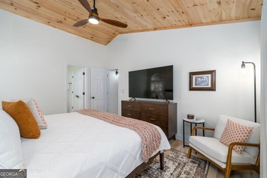 Come home to this impeccably maintained 3 BR/3 BA mountain cabin on White Path Golf Club in Georgia - for sale on GolfHomes.com, golf home, golf lot