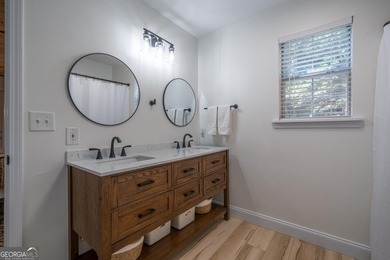 Come home to this impeccably maintained 3 BR/3 BA mountain cabin on White Path Golf Club in Georgia - for sale on GolfHomes.com, golf home, golf lot