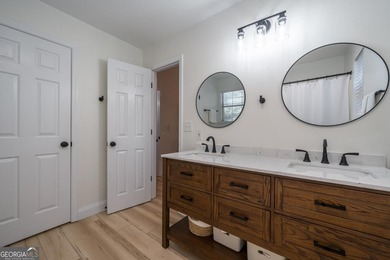 Come home to this impeccably maintained 3 BR/3 BA mountain cabin on White Path Golf Club in Georgia - for sale on GolfHomes.com, golf home, golf lot