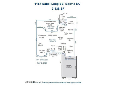 1157 Sabel Loop SE on Lennon Hills Golf Course in North Carolina - for sale on GolfHomes.com, golf home, golf lot