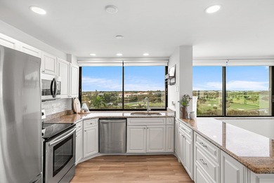 Sunlit Corner Unit with sweeping Golf Course Views in a highly on  in Florida - for sale on GolfHomes.com, golf home, golf lot