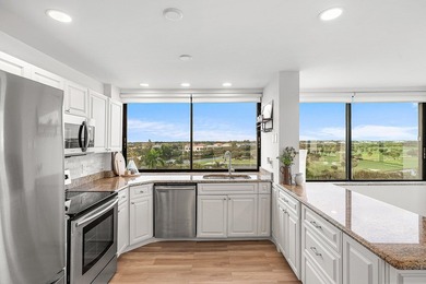 Sunlit Corner Unit with sweeping Golf Course Views in a highly on  in Florida - for sale on GolfHomes.com, golf home, golf lot