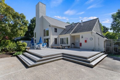 Popular D model townhome overlooking the 1st tee and fairway in on  in Massachusetts - for sale on GolfHomes.com, golf home, golf lot
