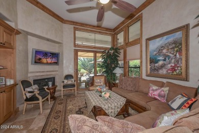 This exceptional 3-bedroom, 3-bath golf course property in on Gainey Ranch Golf Club in Arizona - for sale on GolfHomes.com, golf home, golf lot