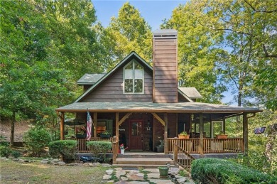 Escape city living in this stunning 2 bed/2 bath cabin plus loft on White Path Golf Club in Georgia - for sale on GolfHomes.com, golf home, golf lot