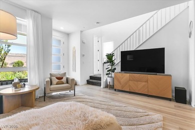 Nestled within a picturesque embrace of a serene lake and golf on Reflection Bay Golf Club in Nevada - for sale on GolfHomes.com, golf home, golf lot