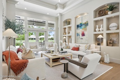Tucked beneath a canopy of majestic oaks on a quiet double on Plantation at Ponte Vedra in Florida - for sale on GolfHomes.com, golf home, golf lot