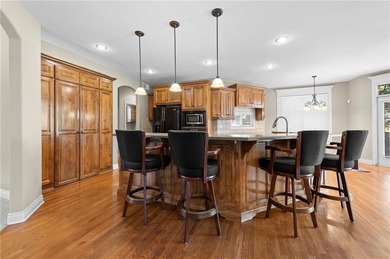 Custom Reverse 1.5 Story home situated perfectly on a private on Tiffany Greens Golf Club in Missouri - for sale on GolfHomes.com, golf home, golf lot