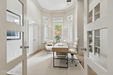 Tucked beneath a canopy of majestic oaks on a quiet double on Plantation at Ponte Vedra in Florida - for sale on GolfHomes.com, golf home, golf lot