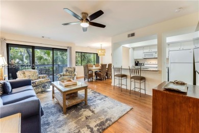 Freshly painted with new LVP and brand-new carpet in June 2023 on Palmetto Dunes Golf Course and Resort in South Carolina - for sale on GolfHomes.com, golf home, golf lot
