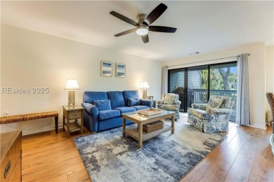 Freshly painted with new LVP and brand-new carpet in June 2023 on Palmetto Dunes Golf Course and Resort in South Carolina - for sale on GolfHomes.com, golf home, golf lot