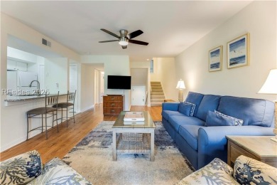 Freshly painted with new LVP and brand-new carpet in June 2023 on Palmetto Dunes Golf Course and Resort in South Carolina - for sale on GolfHomes.com, golf home, golf lot