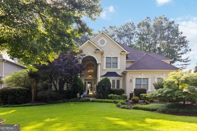Welcome to 3243 Chipping Wood Drive-an elegant 4-bedroom, 4 on Alpharetta Athletic Club East in Georgia - for sale on GolfHomes.com, golf home, golf lot
