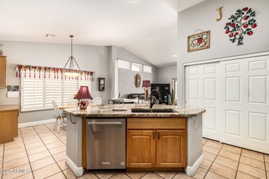 Timeless, BRICK PAVED DRIVEWAY leads you to this LOVELY, move-in on Oakwood Golf Club  in Arizona - for sale on GolfHomes.com, golf home, golf lot