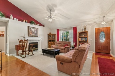 Beautiful 3-bedroom, 2-bath home with a finished bonus room over on Carolina Trace Country Club in North Carolina - for sale on GolfHomes.com, golf home, golf lot
