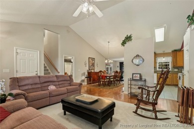 Beautiful 3-bedroom, 2-bath home with a finished bonus room over on Carolina Trace Country Club in North Carolina - for sale on GolfHomes.com, golf home, golf lot