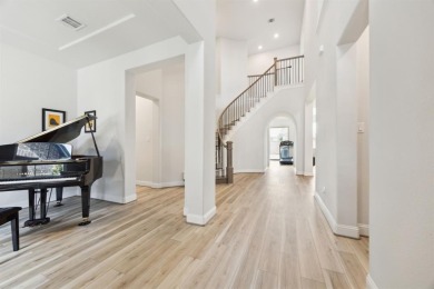 Impressive home perfect for entertaining opens to high ceilings on The Clubs at Prestonwood in Texas - for sale on GolfHomes.com, golf home, golf lot