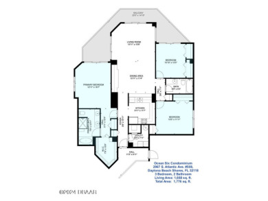 EXQUISITE 3BR/2BA 5TH FLOOR CORNER RESIDENCE WITH STUNNING OCEAN on Oceans Golf Club in Florida - for sale on GolfHomes.com, golf home, golf lot