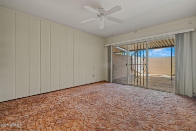Street facing 2 bed/2 bath Patio Home in a  fantastic location on Sun City-Willow Creek / Willow Brook  in Arizona - for sale on GolfHomes.com, golf home, golf lot