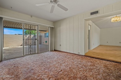 Street facing 2 bed/2 bath Patio Home in a  fantastic location on Sun City-Willow Creek / Willow Brook  in Arizona - for sale on GolfHomes.com, golf home, golf lot