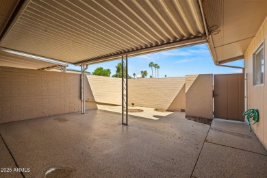 Street facing 2 bed/2 bath Patio Home in a  fantastic location on Sun City-Willow Creek / Willow Brook  in Arizona - for sale on GolfHomes.com, golf home, golf lot