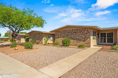 Street facing 2 bed/2 bath Patio Home in a  fantastic location on Sun City-Willow Creek / Willow Brook  in Arizona - for sale on GolfHomes.com, golf home, golf lot
