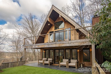 Stunning, Mountain-Modern Retreat in the Private, gated enclave on Connestee Falls Golf Club in North Carolina - for sale on GolfHomes.com, golf home, golf lot