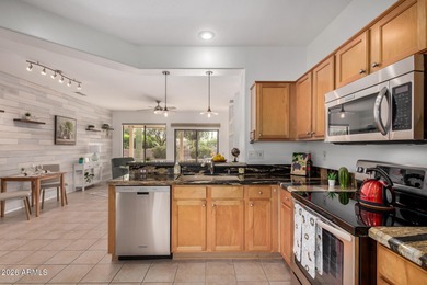 Beautifully updated Cactus Flower w/1427 sf in THE GRAND 45+ on Desert Springs Golf Course in Arizona - for sale on GolfHomes.com, golf home, golf lot