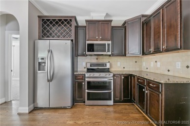 Stunning, semi-custom home located in the highly sought gated on Anderson Creek Golf Club in North Carolina - for sale on GolfHomes.com, golf home, golf lot