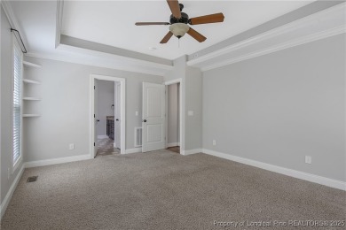 Stunning, semi-custom home located in the highly sought gated on Anderson Creek Golf Club in North Carolina - for sale on GolfHomes.com, golf home, golf lot