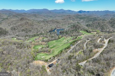 Perched high on the mountainside within the prestigious gated on Waterfall Country Club in Georgia - for sale on GolfHomes.com, golf home, golf lot