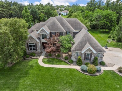 Welcome to this Executive style 1.5 Story in the desirable Hawk on Hawkridge Golf Course in Missouri - for sale on GolfHomes.com, golf home, golf lot