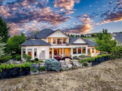 Timeless luxury with incredible views on ~1 acre of resort-like on Quail Hollow Golf Club in Idaho - for sale on GolfHomes.com, golf home, golf lot