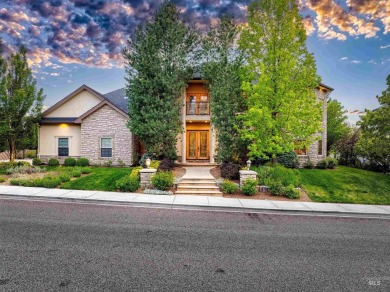 Timeless luxury with incredible views on ~1 acre of resort-like on Quail Hollow Golf Club in Idaho - for sale on GolfHomes.com, golf home, golf lot
