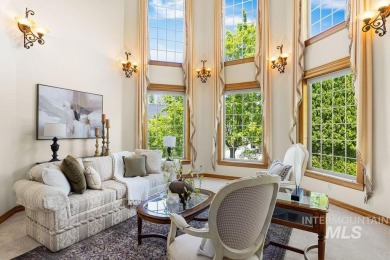 Timeless luxury with incredible views on ~1 acre of resort-like on Quail Hollow Golf Club in Idaho - for sale on GolfHomes.com, golf home, golf lot