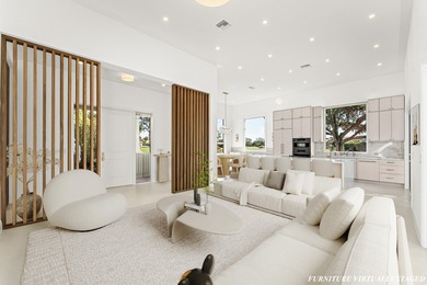 Move right into this never-lived-in, reimagined 3-bedroom, 3 on St. Andrews Country Club of Boca Raton in Florida - for sale on GolfHomes.com, golf home, golf lot
