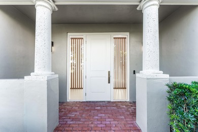 Move right into this never-lived-in, reimagined 3-bedroom, 3 on St. Andrews Country Club of Boca Raton in Florida - for sale on GolfHomes.com, golf home, golf lot