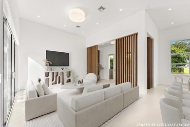 Move right into this never-lived-in, reimagined 3-bedroom, 3 on St. Andrews Country Club of Boca Raton in Florida - for sale on GolfHomes.com, golf home, golf lot