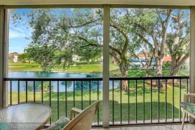 Bright Full Two Bedroom Corner With Water View On Par 3 Golf on Hollybrook Golf and Tennis Club  in Florida - for sale on GolfHomes.com, golf home, golf lot