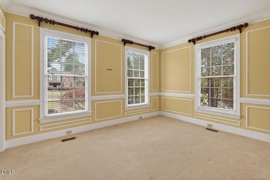 Lovely Croasdaile home on a large lot backing to the course & on Croasdaile Country Club in North Carolina - for sale on GolfHomes.com, golf home, golf lot